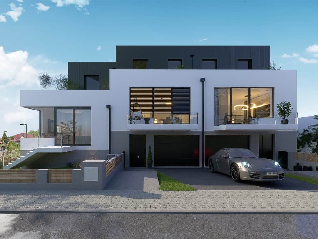 Vila Trio Strašnice — dokonalé rodinné bydlení s městem na dosah