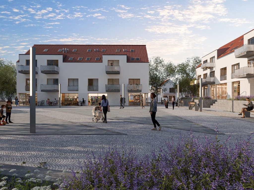 Nové Miškovice - náměstí